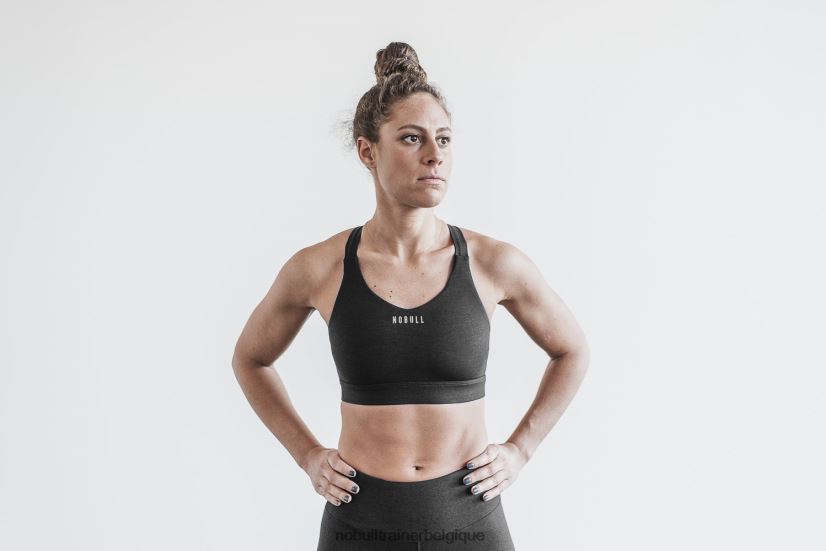 NOBULL soutien-gorge de sport Pace (peluche chiné)88R8PT1961