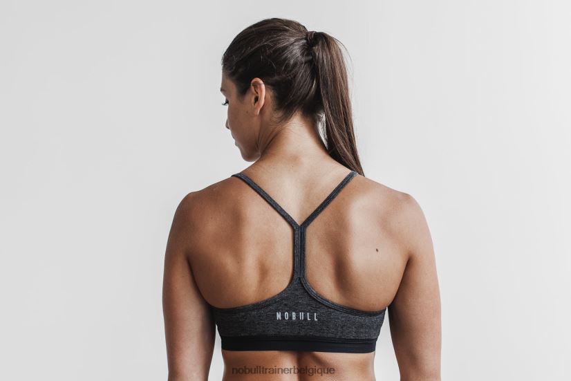 NOBULL soutien-gorge de sport col V (mat) anthracite88R8PT1853