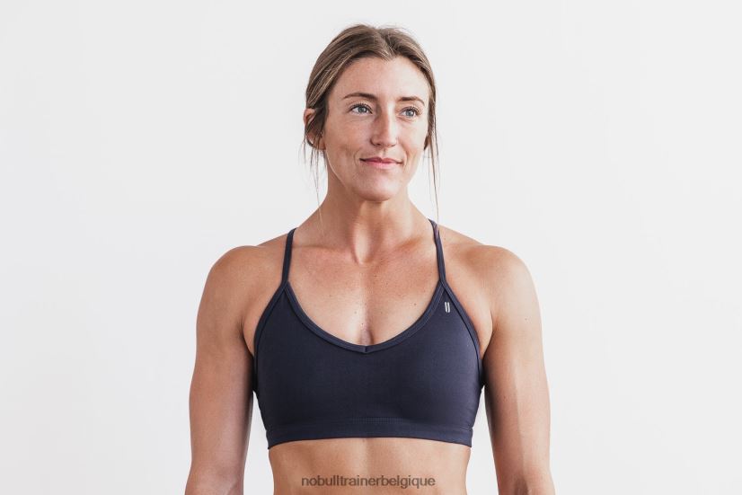NOBULL soutien-gorge de sport col V (mat) encre88R8PT1849