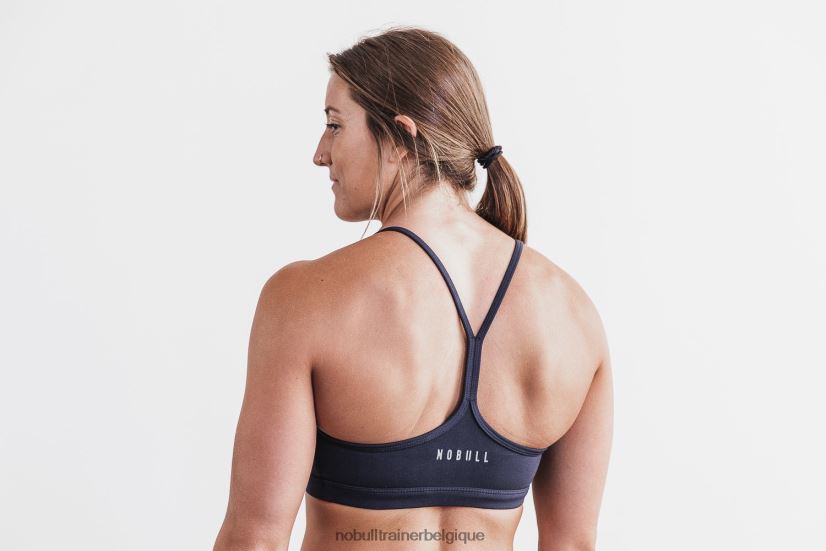 NOBULL soutien-gorge de sport col V (mat) encre88R8PT1849
