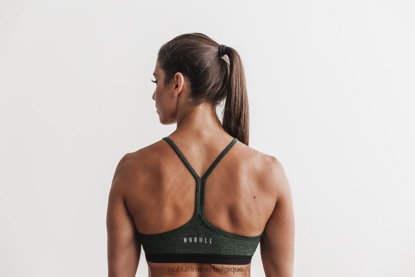 NOBULL soutien-gorge de sport col V (mat) hunter88R8PT1859