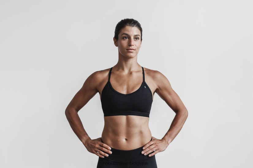NOBULL soutien-gorge de sport col V (mat) noir88R8PT1854