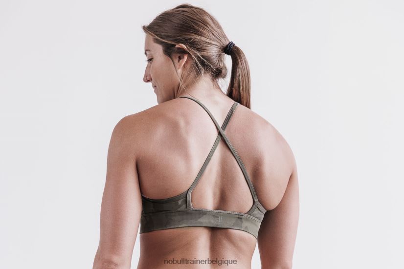 NOBULL soutien-gorge de sport à col montant (camouflage continental) rock88R8PT2047