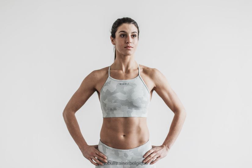 NOBULL soutien-gorge de sport à col montant (mélange) glacier88R8PT2771