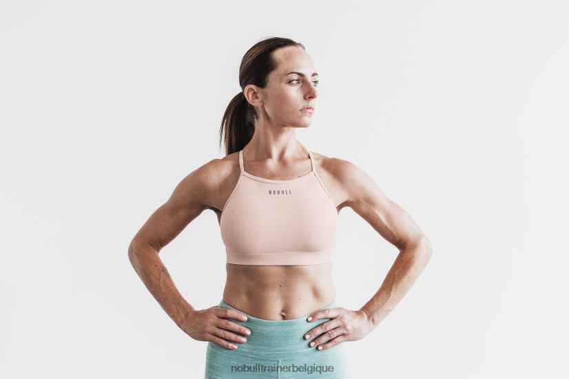 NOBULL soutien-gorge de sport à col montant (mélange) rose88R8PT2768