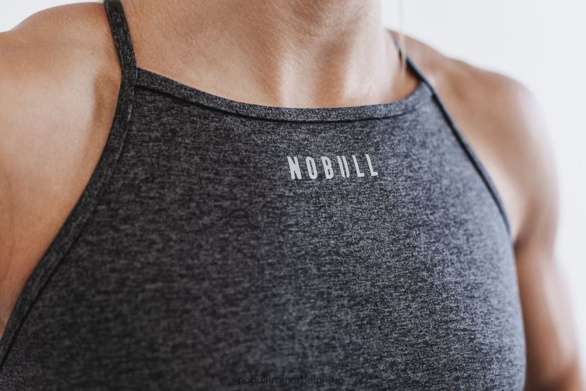 NOBULL soutien-gorge de sport à col montant (mat) anthracite88R8PT2487