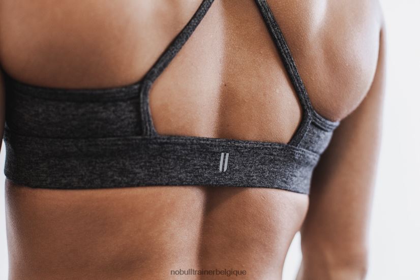 NOBULL soutien-gorge de sport à col montant (mat) anthracite88R8PT2487