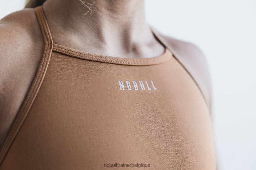 NOBULL soutien-gorge de sport col montant (mat) caramel88R8PT2484