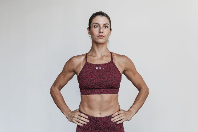NOBULL soutien-gorge de sport à col montant (peluche chiné)88R8PT1912