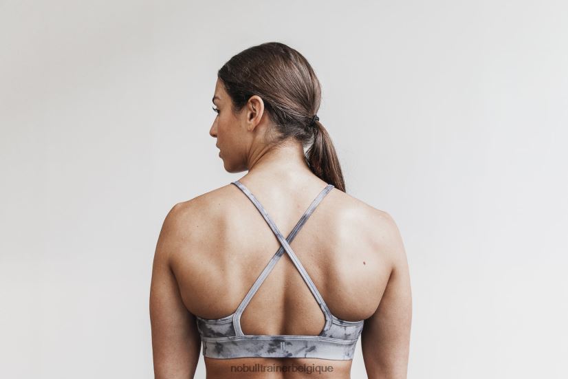 NOBULL soutien-gorge de sport col montant (tie-dye) cloud88R8PT2092