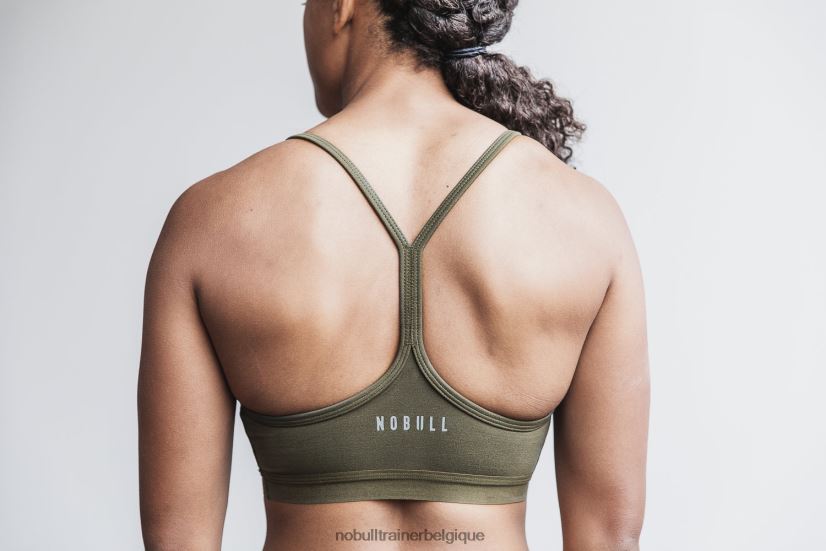 NOBULL soutien-gorge de sport col v (mat) army88R8PT1852
