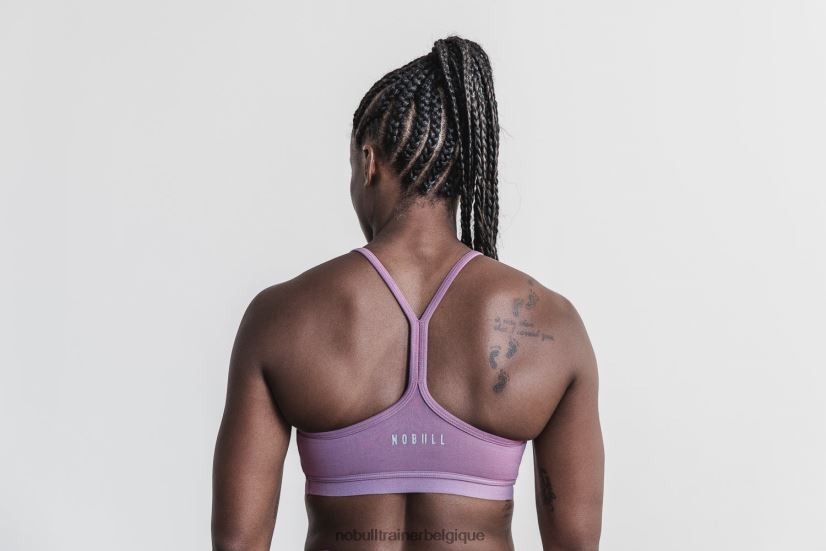NOBULL soutien-gorge de sport col v (mat) orchidée88R8PT1863