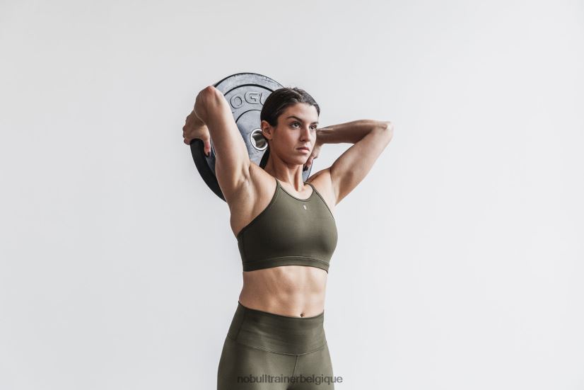 NOBULL soutien-gorge de sport dos nu (mat) army88R8PT1880