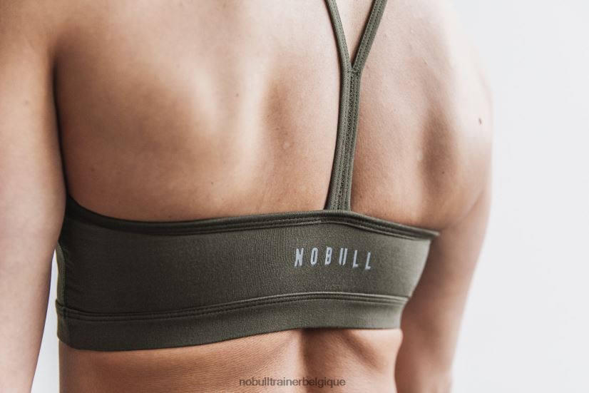 NOBULL soutien-gorge de sport dos nu (mat) army88R8PT1880