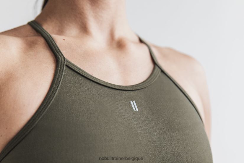 NOBULL soutien-gorge de sport dos nu (mat) army88R8PT1880