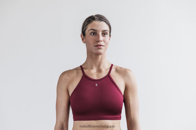 NOBULL soutien-gorge de sport dos nu (mat) cabernet88R8PT1877