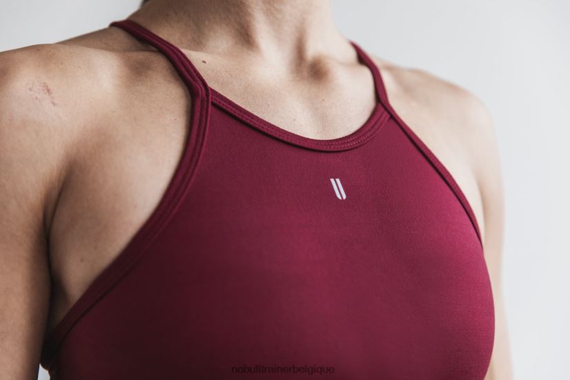 NOBULL soutien-gorge de sport dos nu (mat) cabernet88R8PT1877