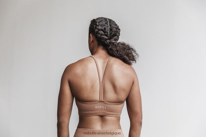 NOBULL soutien-gorge de sport dos nu (mat) caramel88R8PT1882