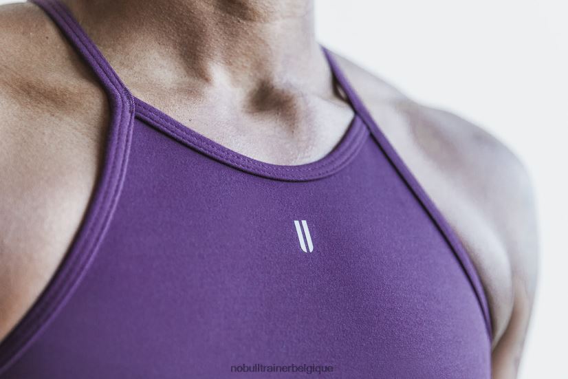 NOBULL soutien-gorge de sport dos nu (mat) prune88R8PT1881