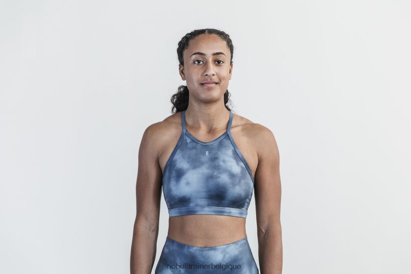NOBULL soutien-gorge de sport dos nu (tie-dye) ardoise88R8PT2311