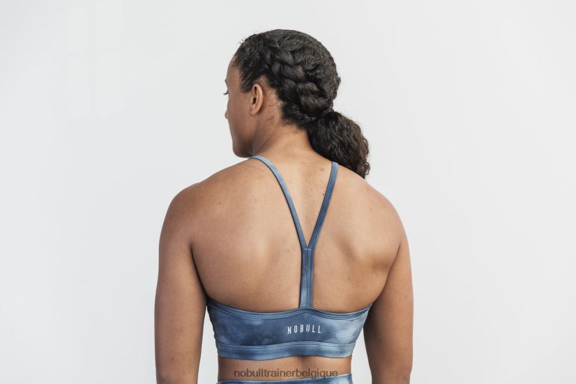 NOBULL soutien-gorge de sport dos nu (tie-dye) ardoise88R8PT2311