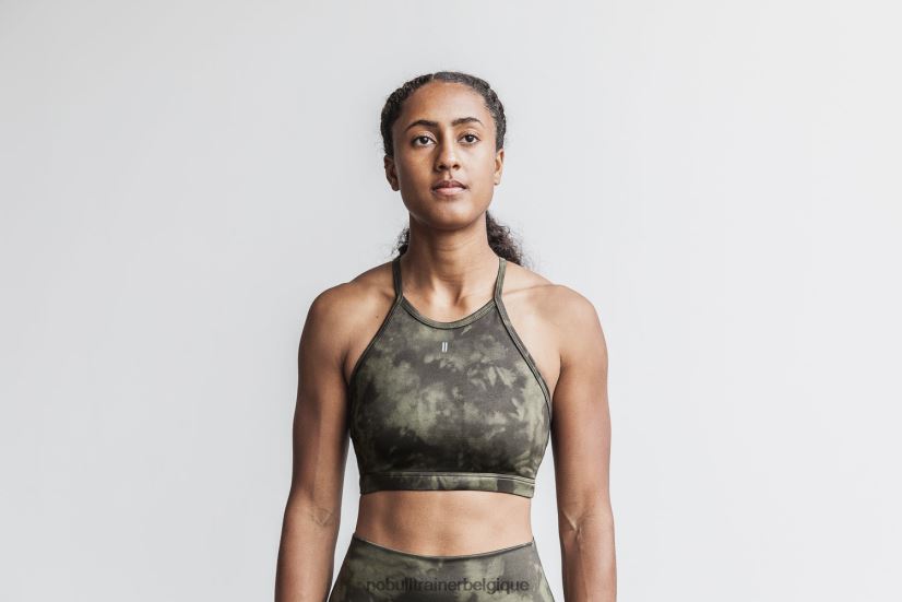 NOBULL soutien-gorge de sport dos nu (tie-dye) army88R8PT2307