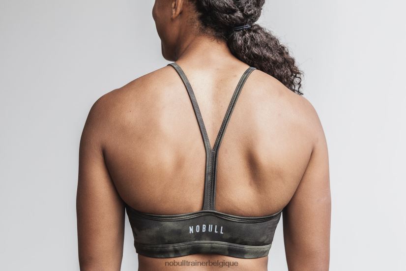 NOBULL soutien-gorge de sport dos nu (tie-dye) army88R8PT2307