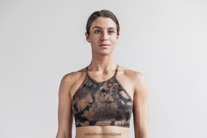NOBULL soutien-gorge de sport dos nu (tie-dye) caramel88R8PT2312