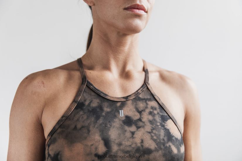 NOBULL soutien-gorge de sport dos nu (tie-dye) caramel88R8PT2312