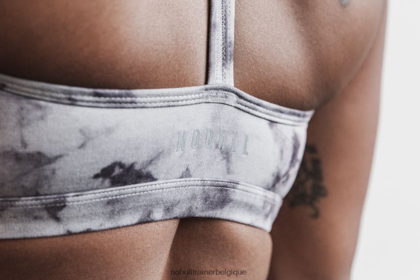 NOBULL soutien-gorge de sport dos nu (tie-dye) nuage88R8PT2309