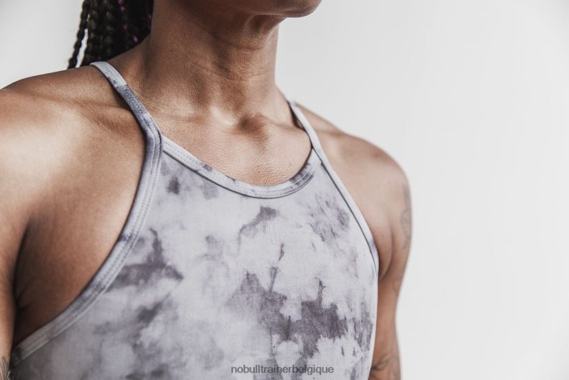 NOBULL soutien-gorge de sport dos nu (tie-dye) nuage88R8PT2309