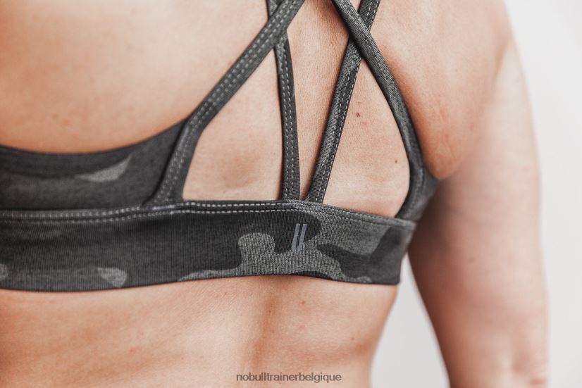 NOBULL soutien-gorge de sport (peluche chiné)88R8PT2521