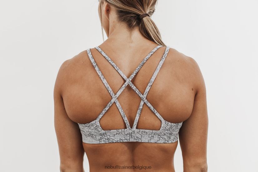 NOBULL soutien-gorge de sport (peluche chiné)88R8PT2528