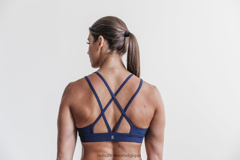 NOBULL soutien-gorge de sport (peluche chiné) profond88R8PT2530