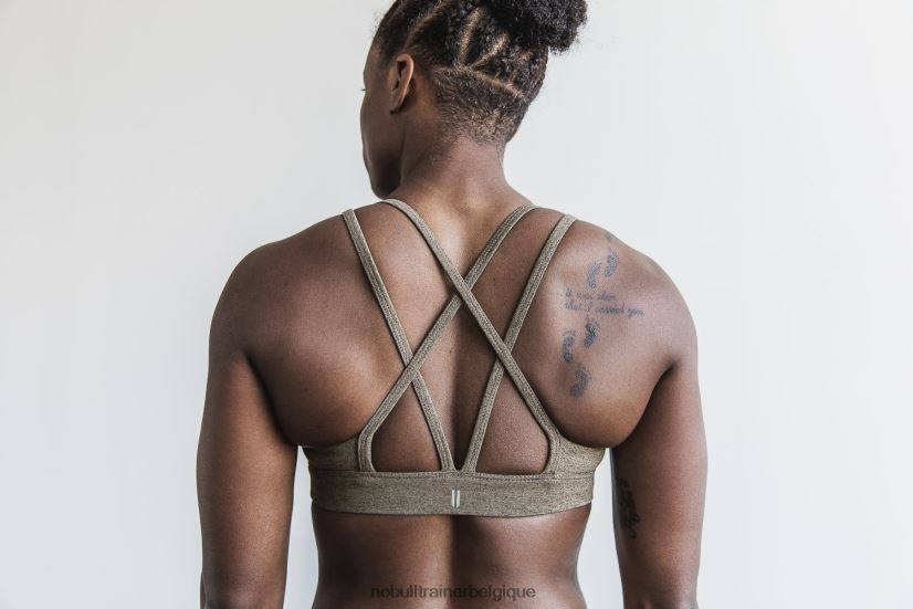 NOBULL soutien-gorge de sport (peluche chiné) rock88R8PT2522