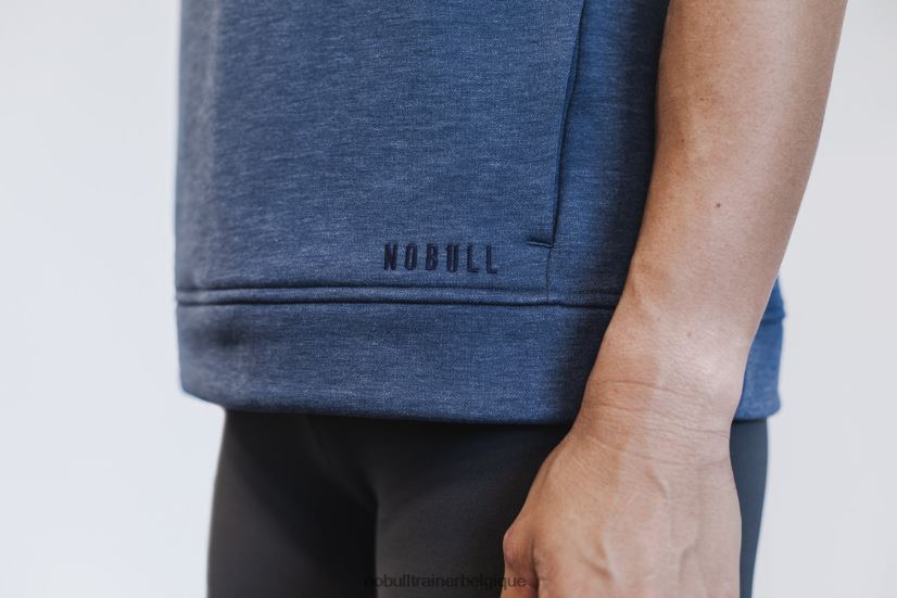 NOBULL sweat à capuche sans manches en micropeluche pour femme profond88R8PT2776