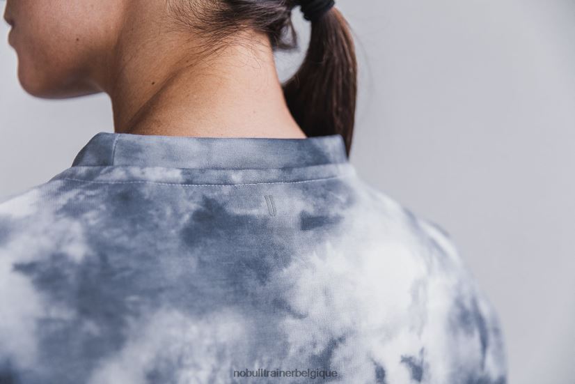 NOBULL sweat-shirt ras du cou pour femme (tie-dye) blanc88R8PT2098