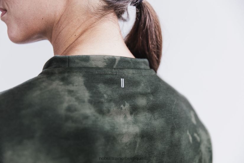 NOBULL sweat-shirt ras du cou pour femmes (tie-dye) army88R8PT2099