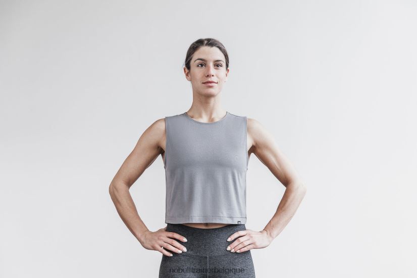 NOBULL t-shirt court léger sans manches pour femmes foncé88R8PT2437