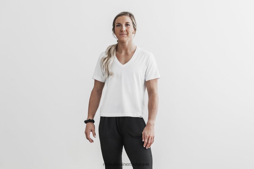 NOBULL t-shirt léger à col en V pour femme88R8PT2614