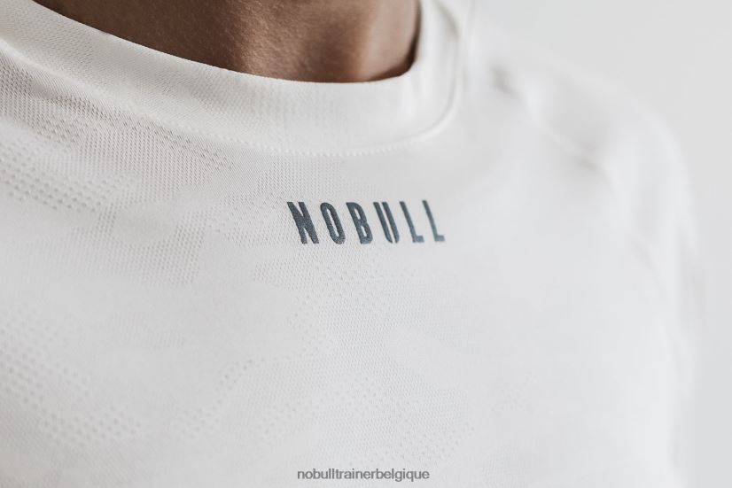 NOBULL t-shirt léger texturé à manches longues pour femmes (camo) blanc88R8PT2626