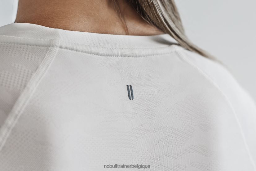 NOBULL t-shirt léger texturé à manches longues pour femmes (camo) blanc88R8PT2626