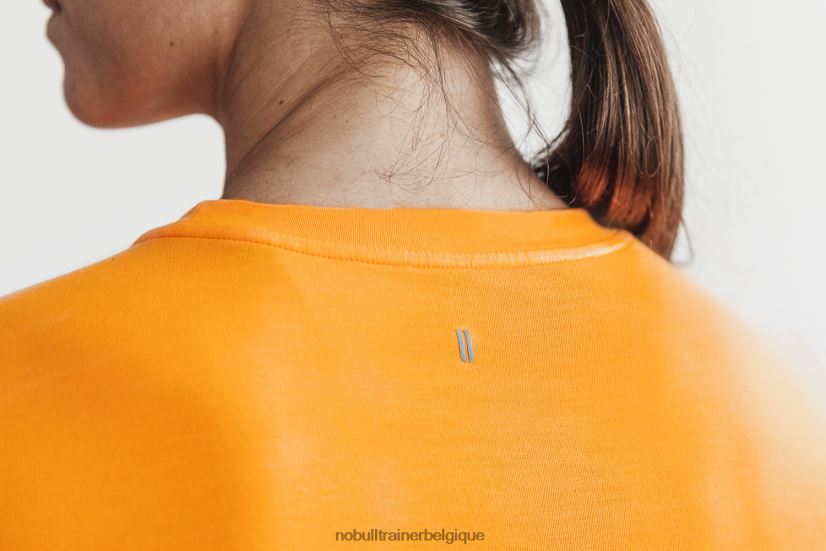 NOBULL t-shirt manches longues femme (néon) orange88R8PT2450