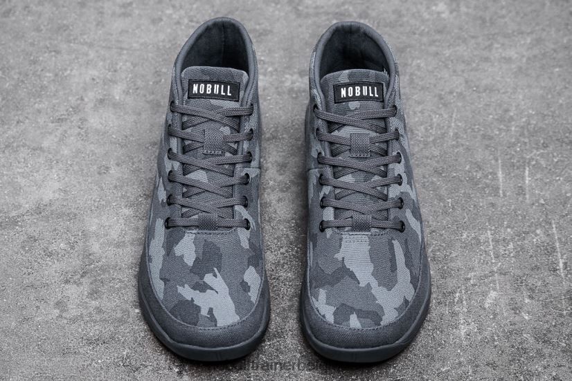 NOBULL basket mi-haute en toile pour hommes foncé88R8PT239