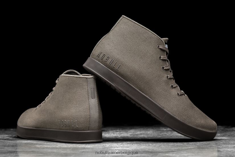 NOBULL basket mi-haute en toile pour hommes rock88R8PT67