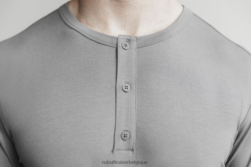 NOBULL Henley léger à manches longues pour hommes, foncé88R8PT892