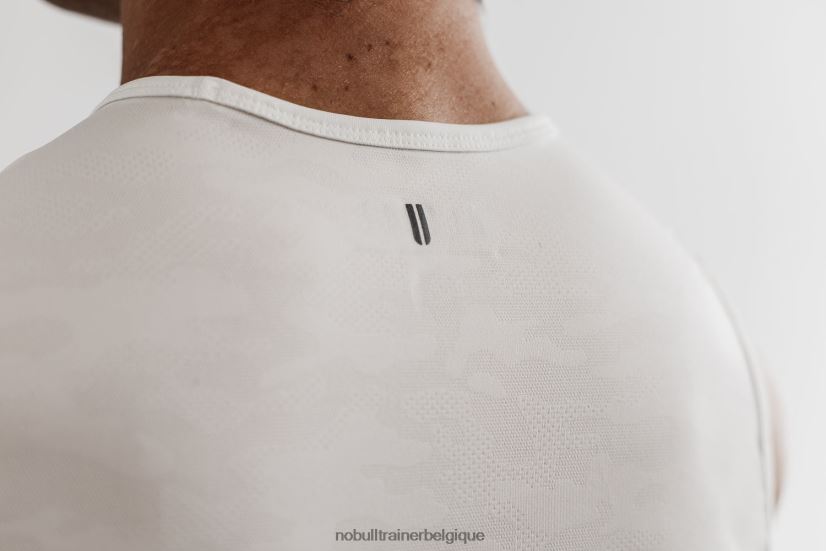NOBULL débardeur léger texturé pour hommes (camo) blanc88R8PT922