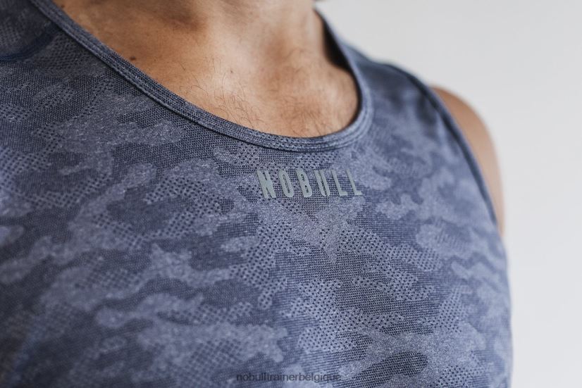 NOBULL débardeur léger texturé pour hommes (camo) marine88R8PT927