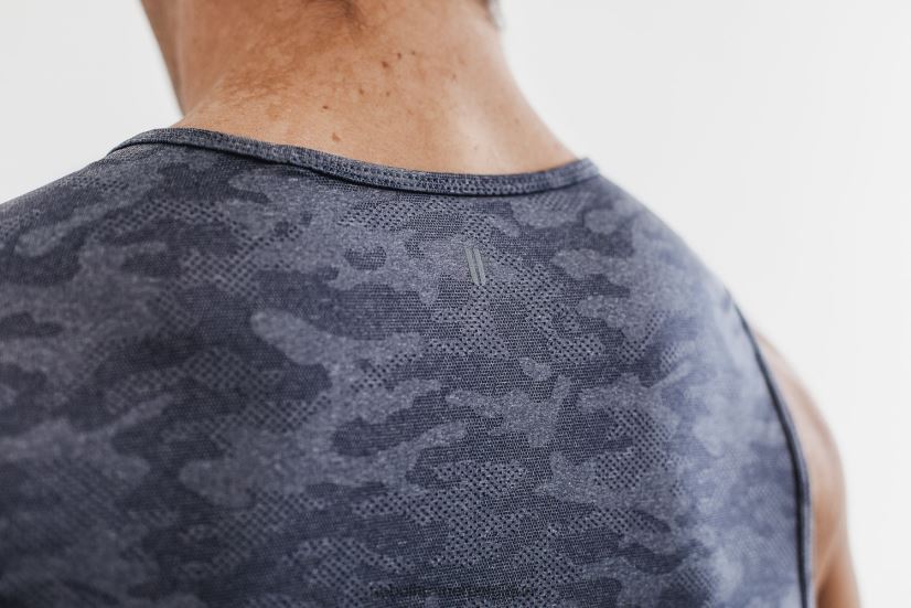 NOBULL débardeur léger texturé pour hommes (camo) marine88R8PT927