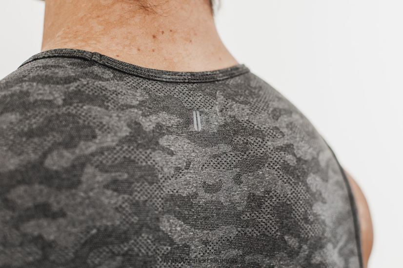NOBULL débardeur léger texturé pour hommes (camo) noir88R8PT926